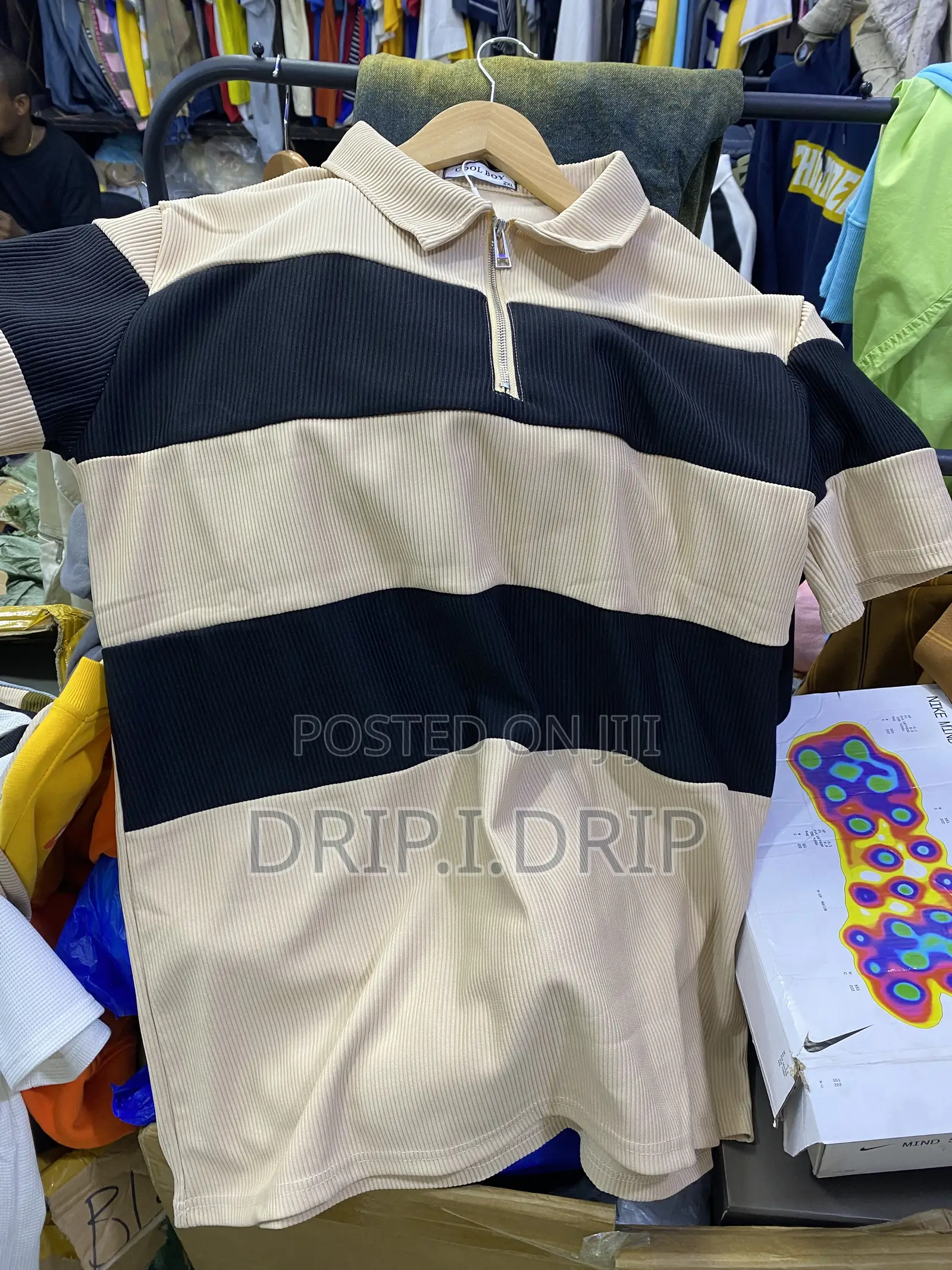 Half-Zip Polo Shirts(Top and Down) Very Classic and Nice . It’S Heavy