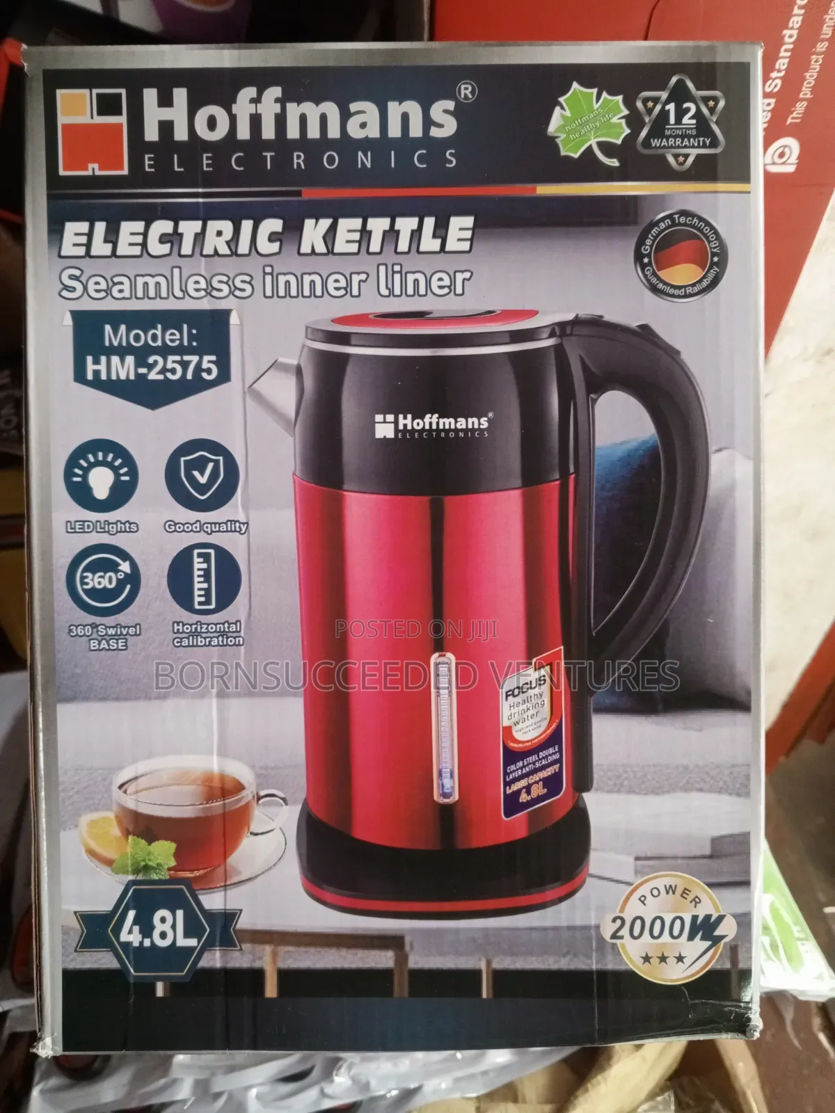New 4.8litre Kettle Hoffman