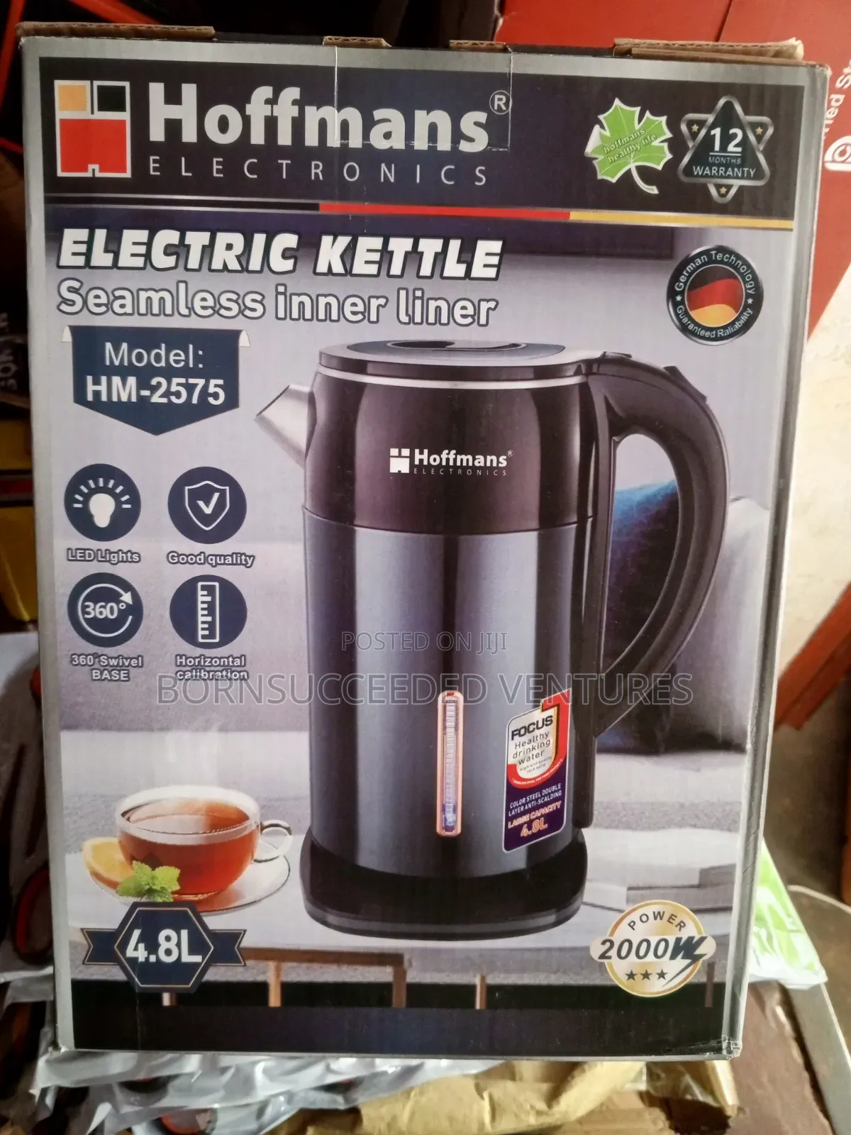 New 4.8litre Kettle Hoffman