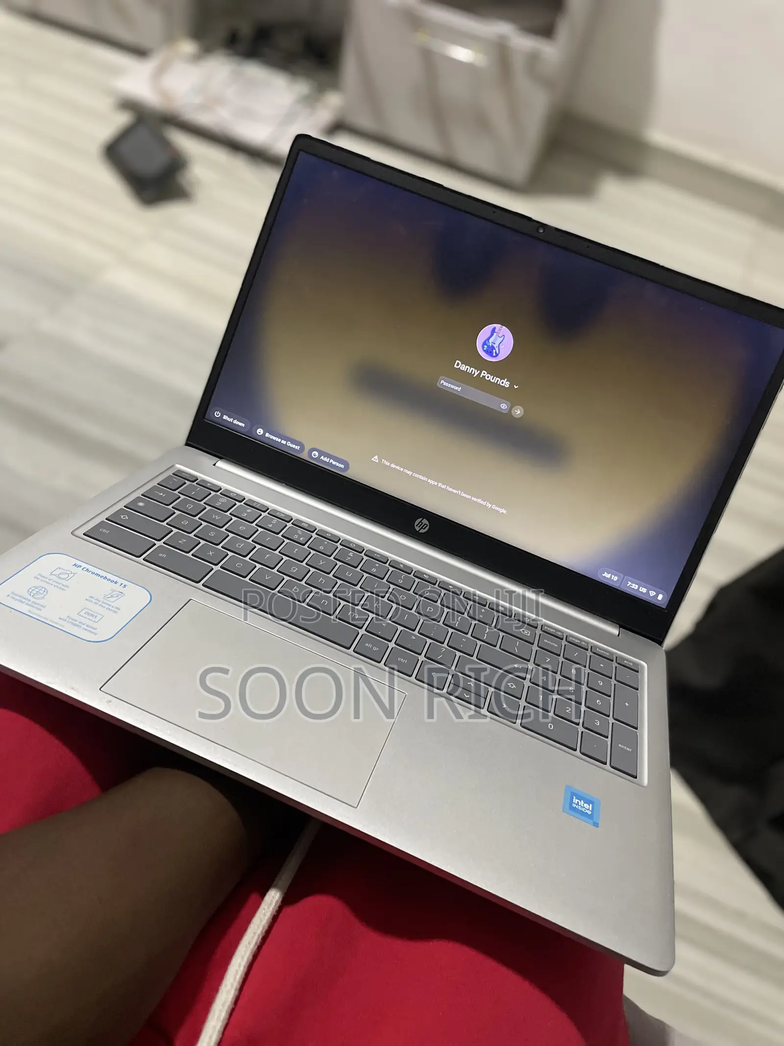 New Laptop HP Chromebook 64GB HDD+SSD 256GB