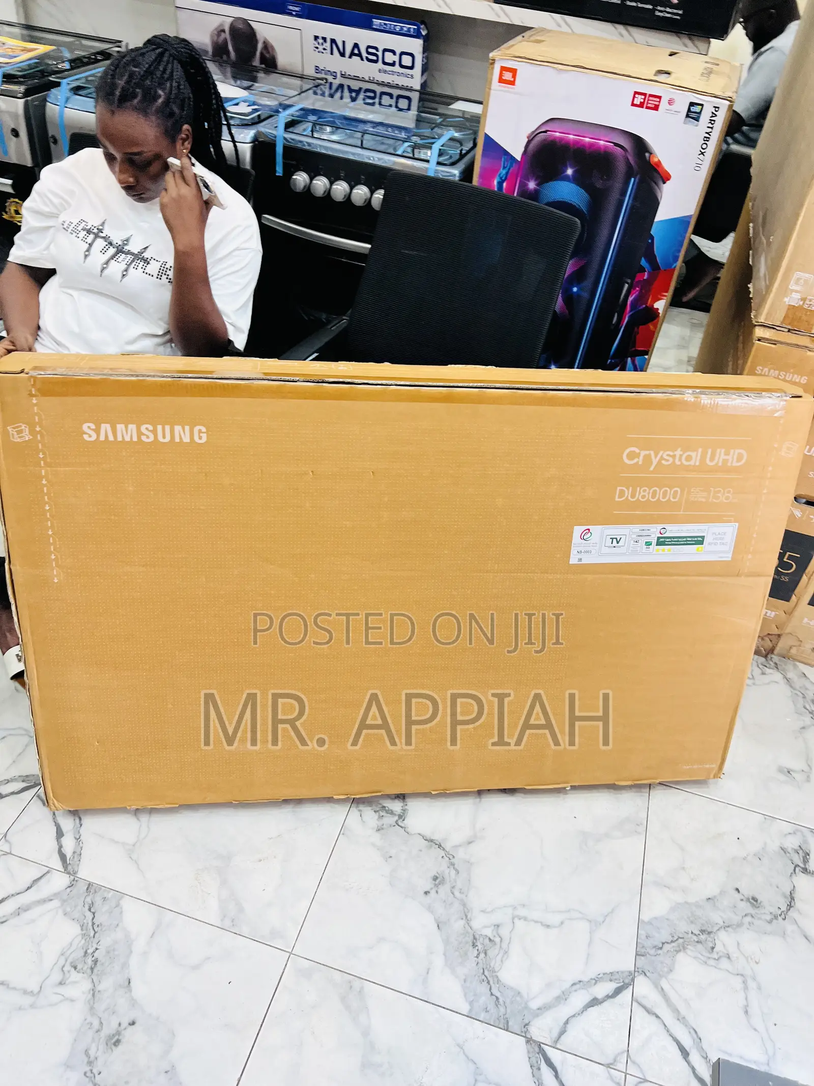 Order Authentic Samsung 55” Crystal Uhd Smart Tv(2024 Model)