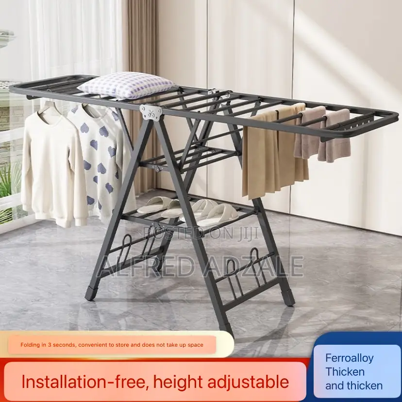 Metallic Foldable Clothes Drying Rack