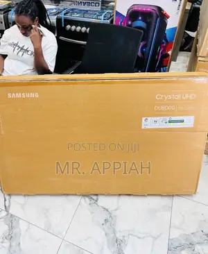 Order Classic Samsung 55” Crystal Uhd Smart Tv(55du8000)Black.