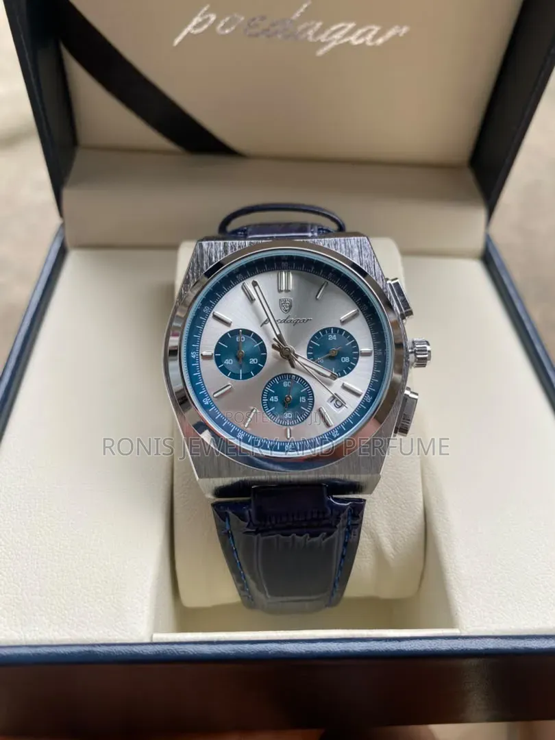 Blue Leather Poedagar Watch