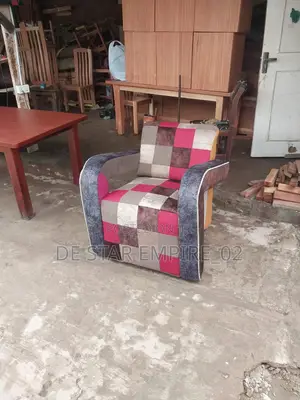 Premium Multicolor Patchwork Single Sofa / Armchair