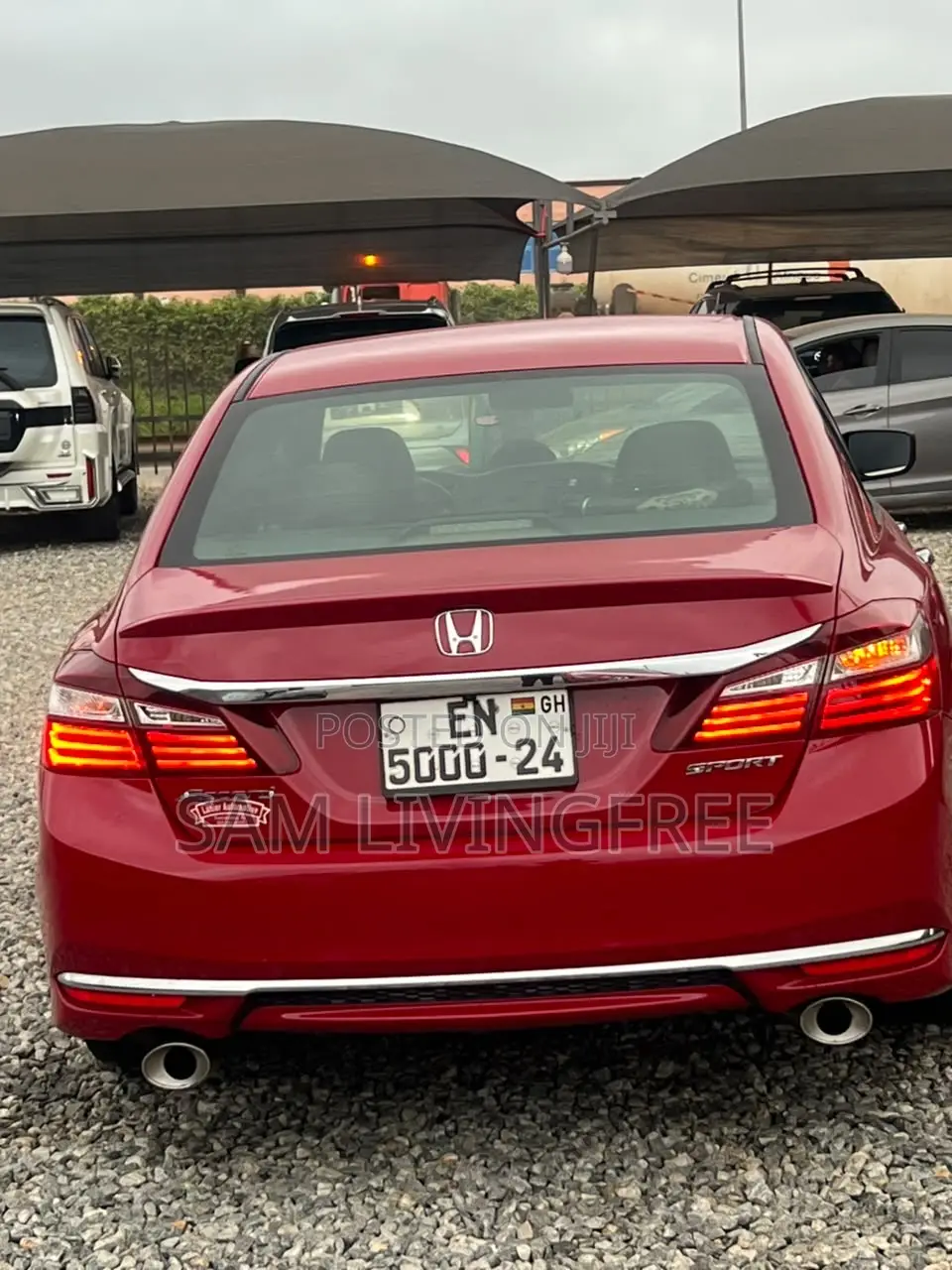 Honda Accord Sport 4dr Sedan FWD (2.4L 4cyl 2A) 2016 Red