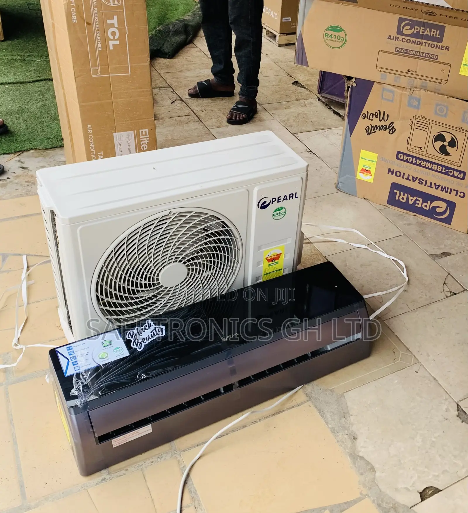Shop Original Black Split Type Pearl 2.0hp Mirror Air Conditioner