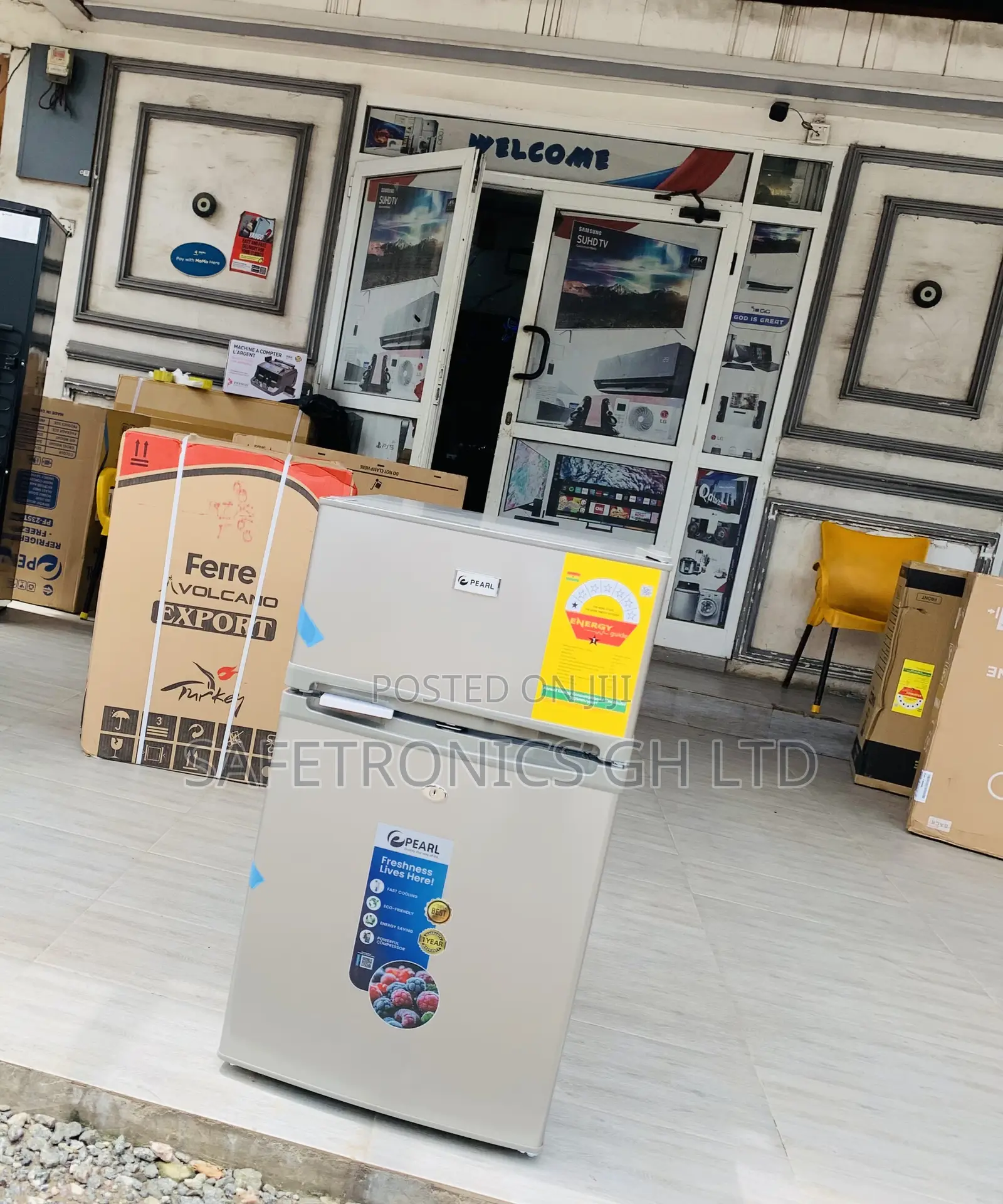 Best Unique Pearl Pf-235t-1a Double-Door Fridge