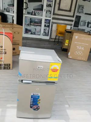 Top Notch Neat Grey Pearl Pf-235t-1a Double-Door Fridge