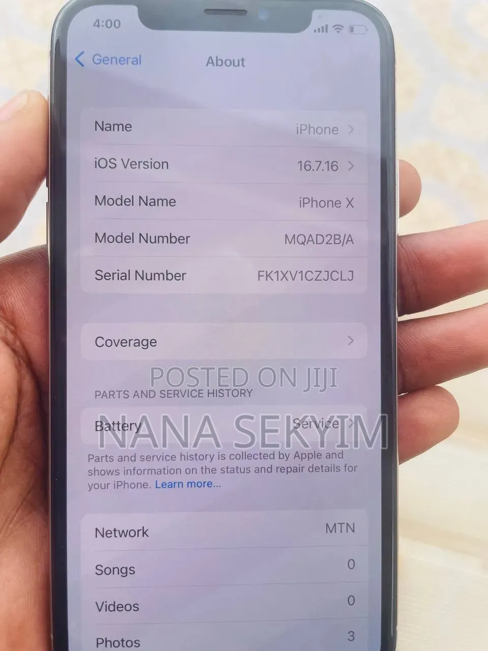 Apple iPhone X 64 GB White