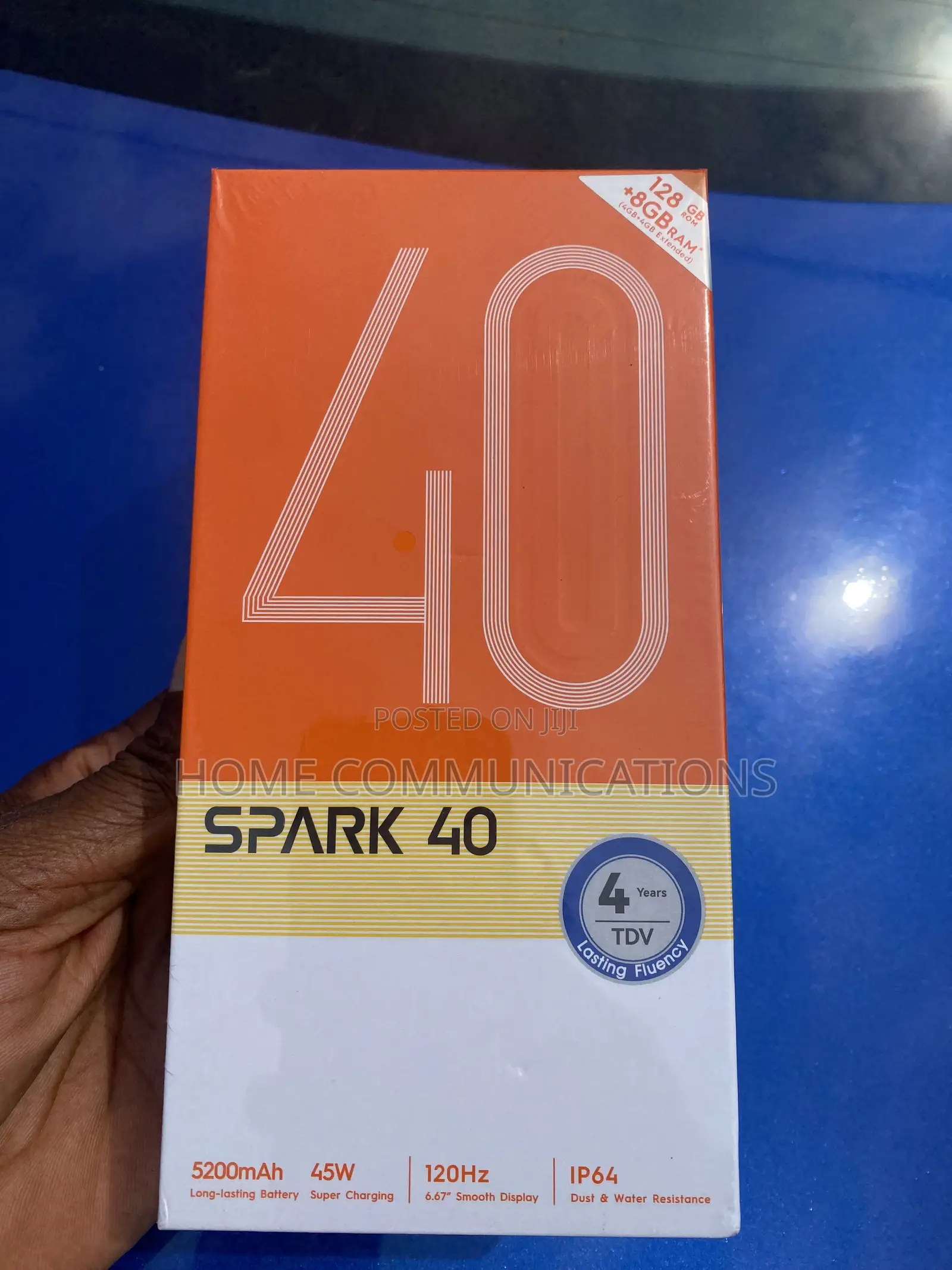 New Tecno Spark 40 256 GB Blue