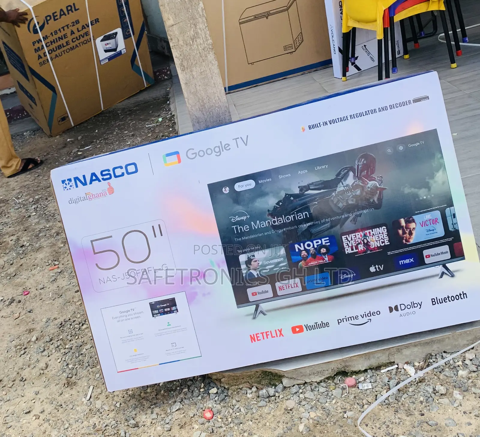 Recommend Frameless Nasco 50 Inch Smart Tv-[Nas-J50fus-