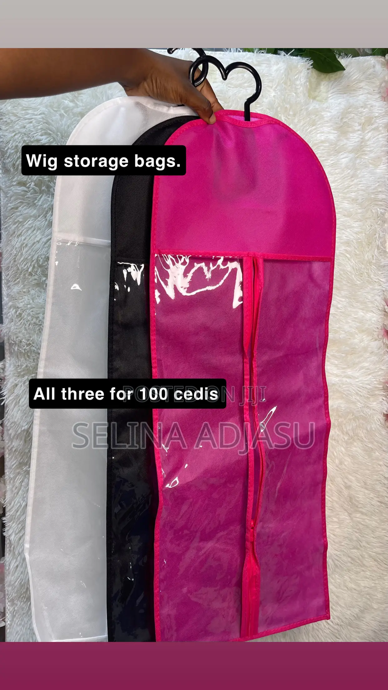 Wig Storage Bags (Dust Protection) 3 in 1