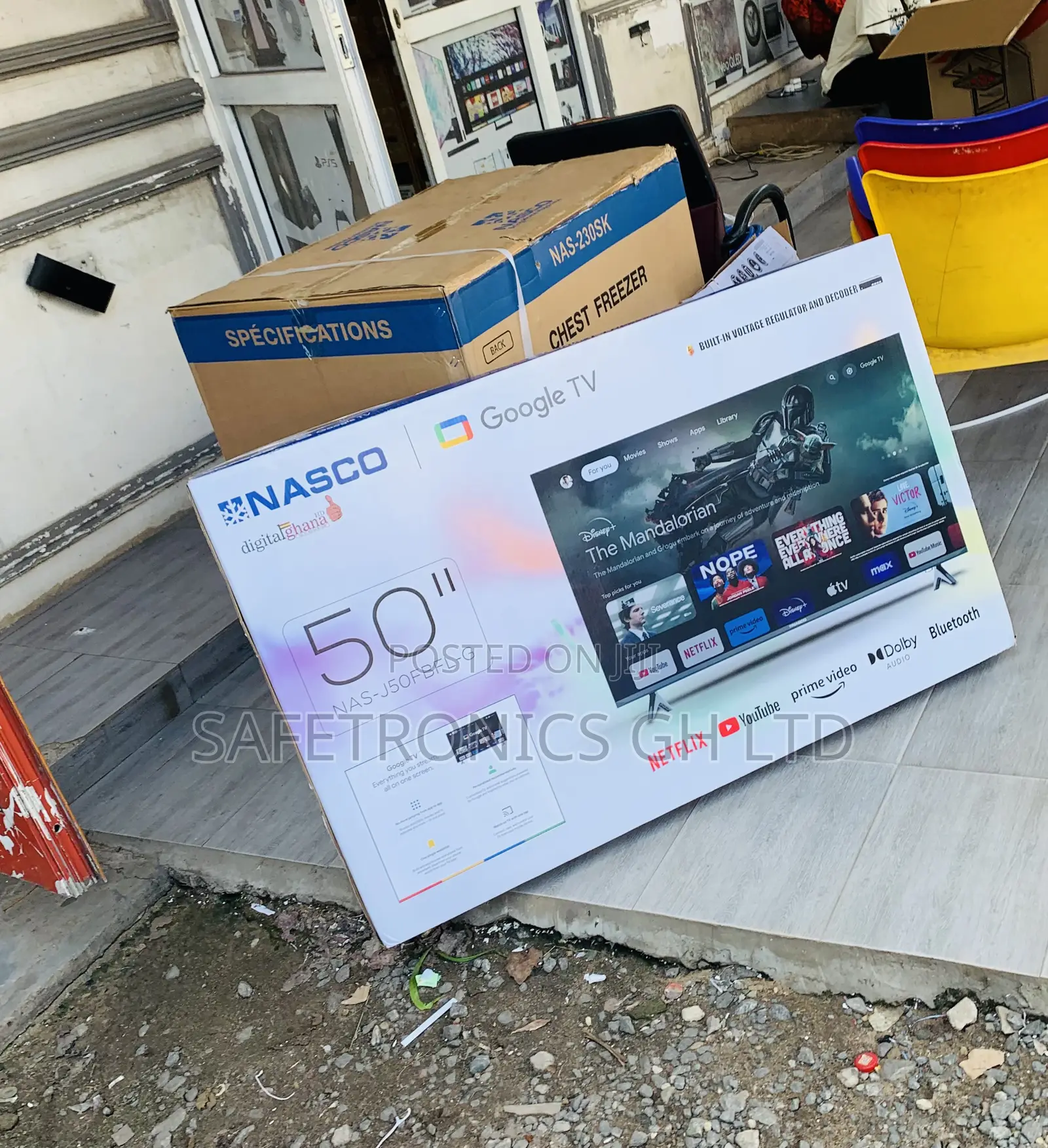 Premium Frameless Nasco 50 Inch Smart Tv-[Nas-J50fus-