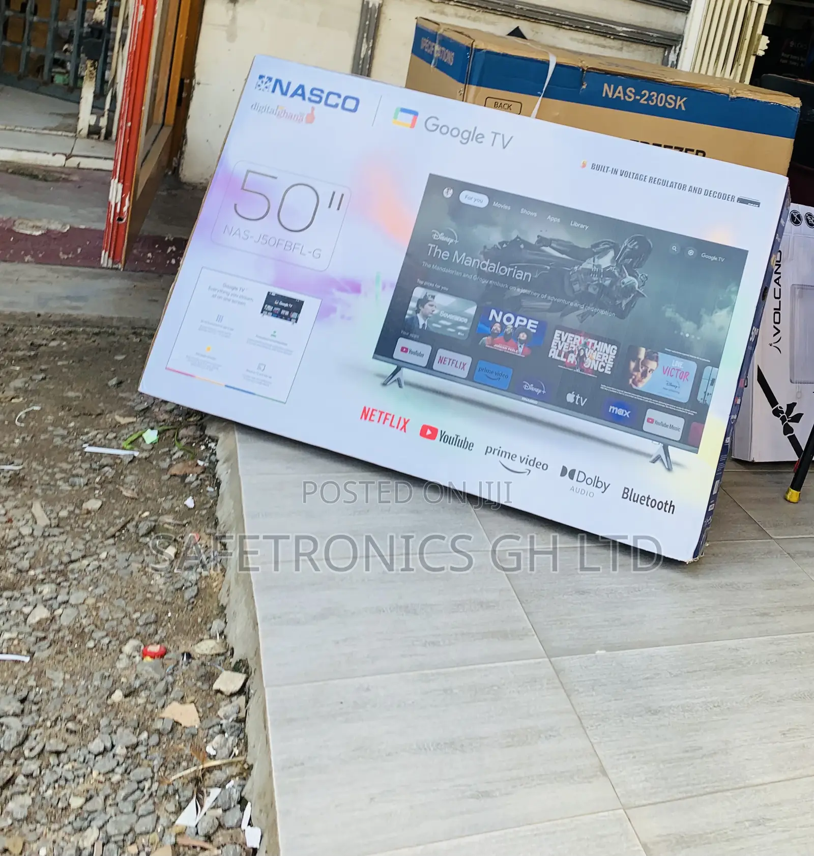 Super Frameless Nasco 50 Inch Smart Tv-[Nas-J50fus-