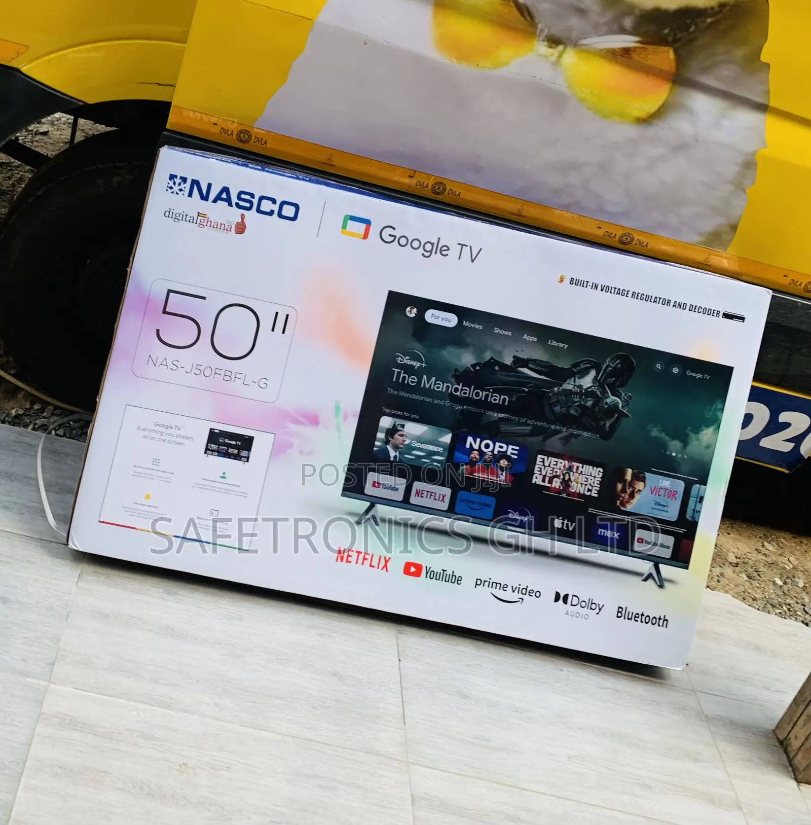 Premium Sleek Nasco 50 Inch Smart Tv-[Nas-J50fus-