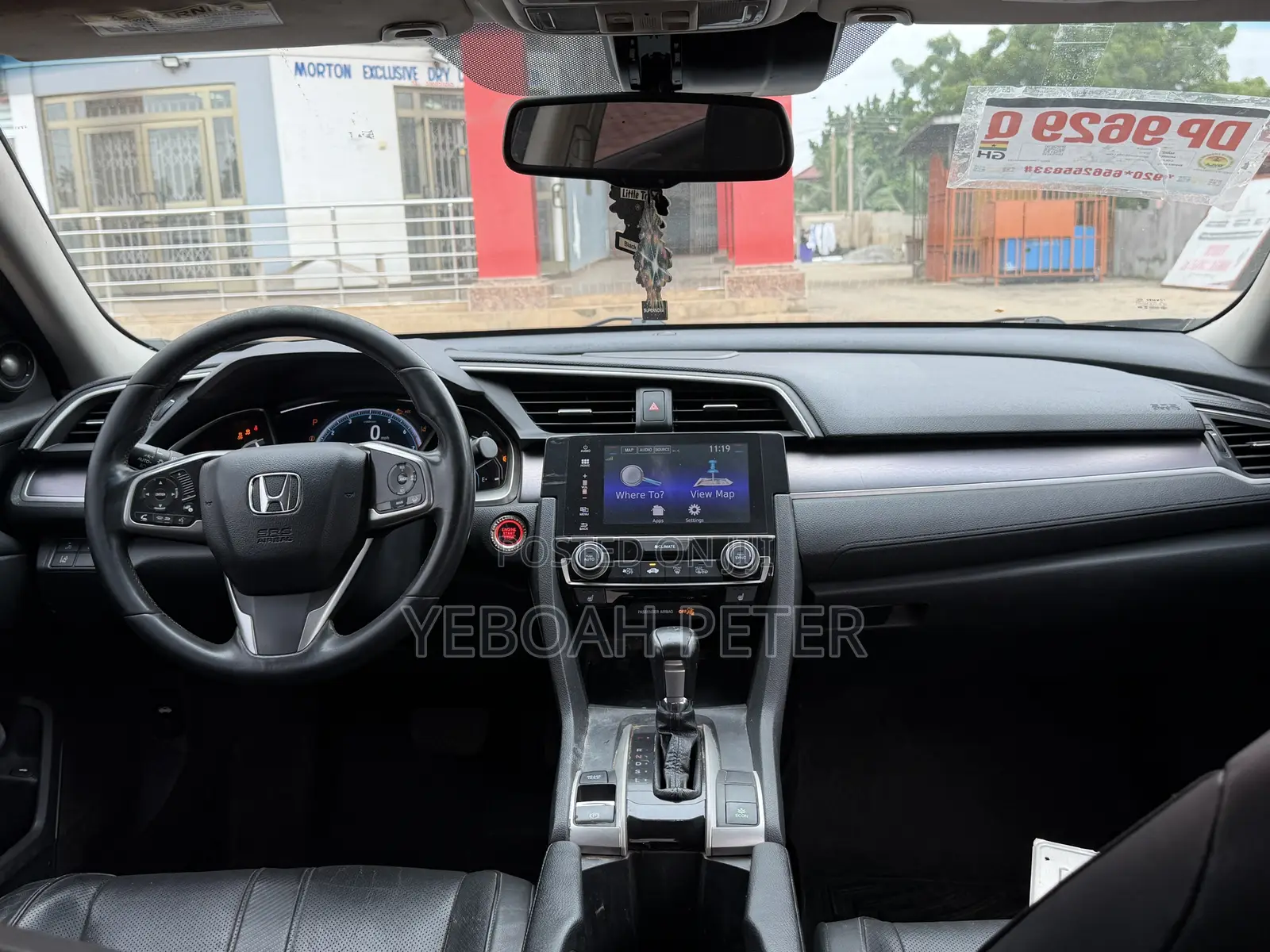 Honda Civic Touring 4dr Sedan (1.5L 4cyl) 2017 Black
