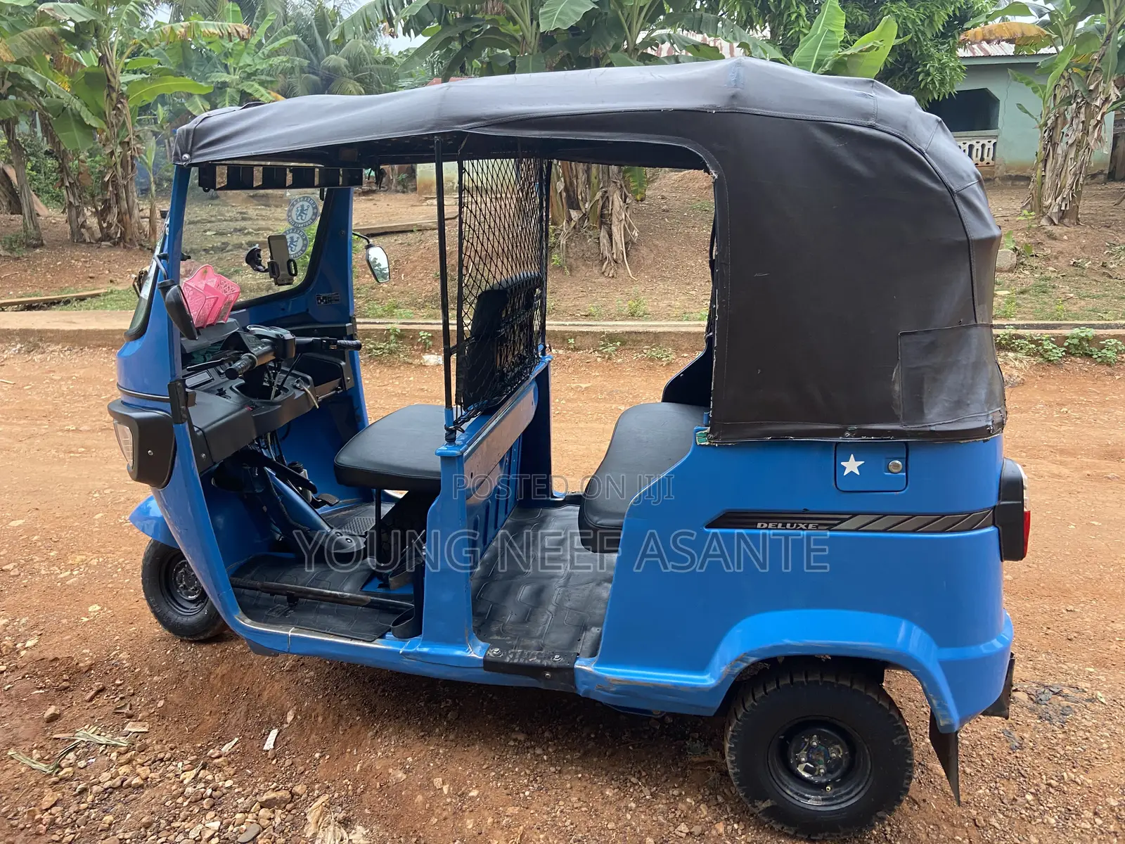 TVS King Deluxe Plus iTouch Start 2025 Blue