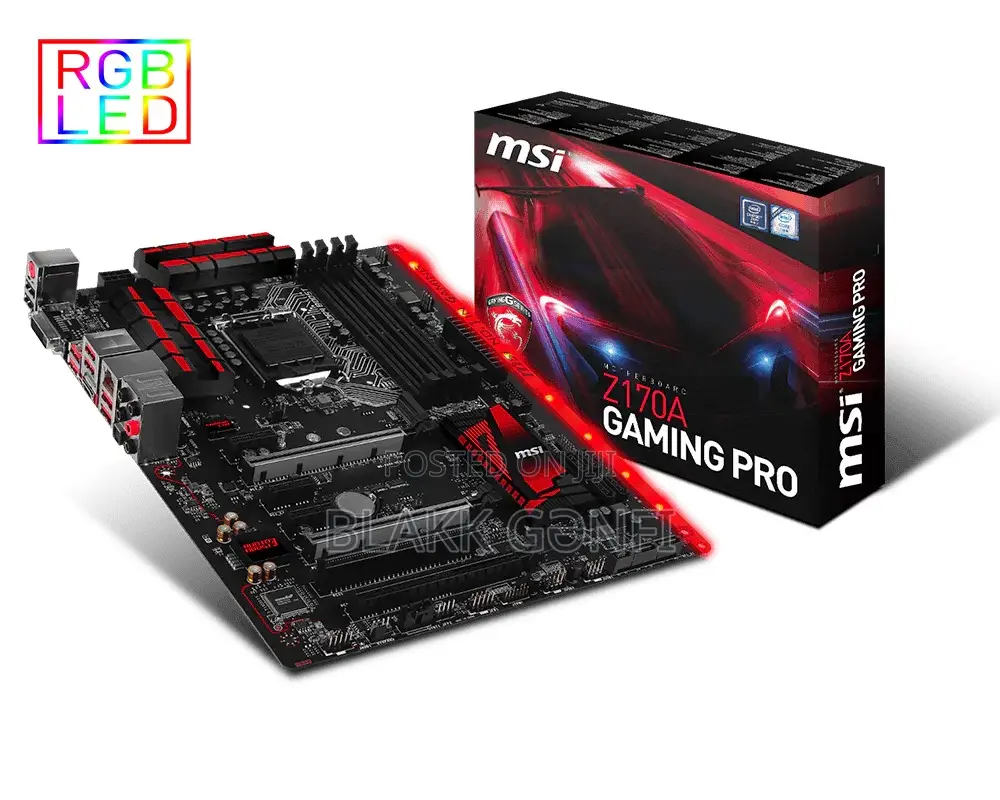 I7- 6th Gen Cpu + Msi Z170 Gaming Pro RGB Board