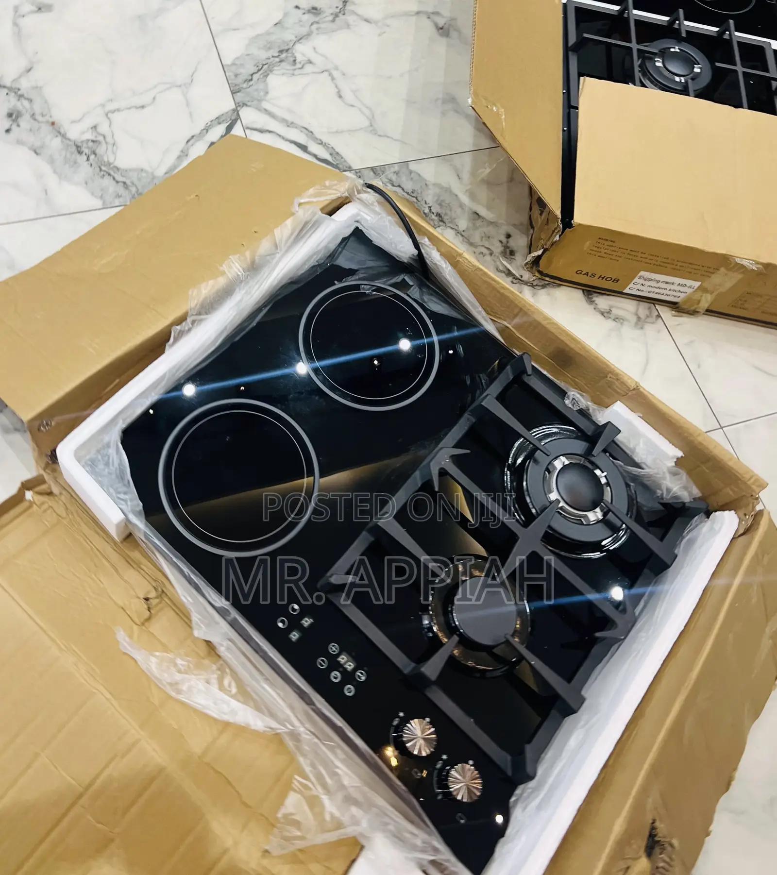 Kenwood 2 + 2 Inbuilt Tempered Glass Hob(Black)