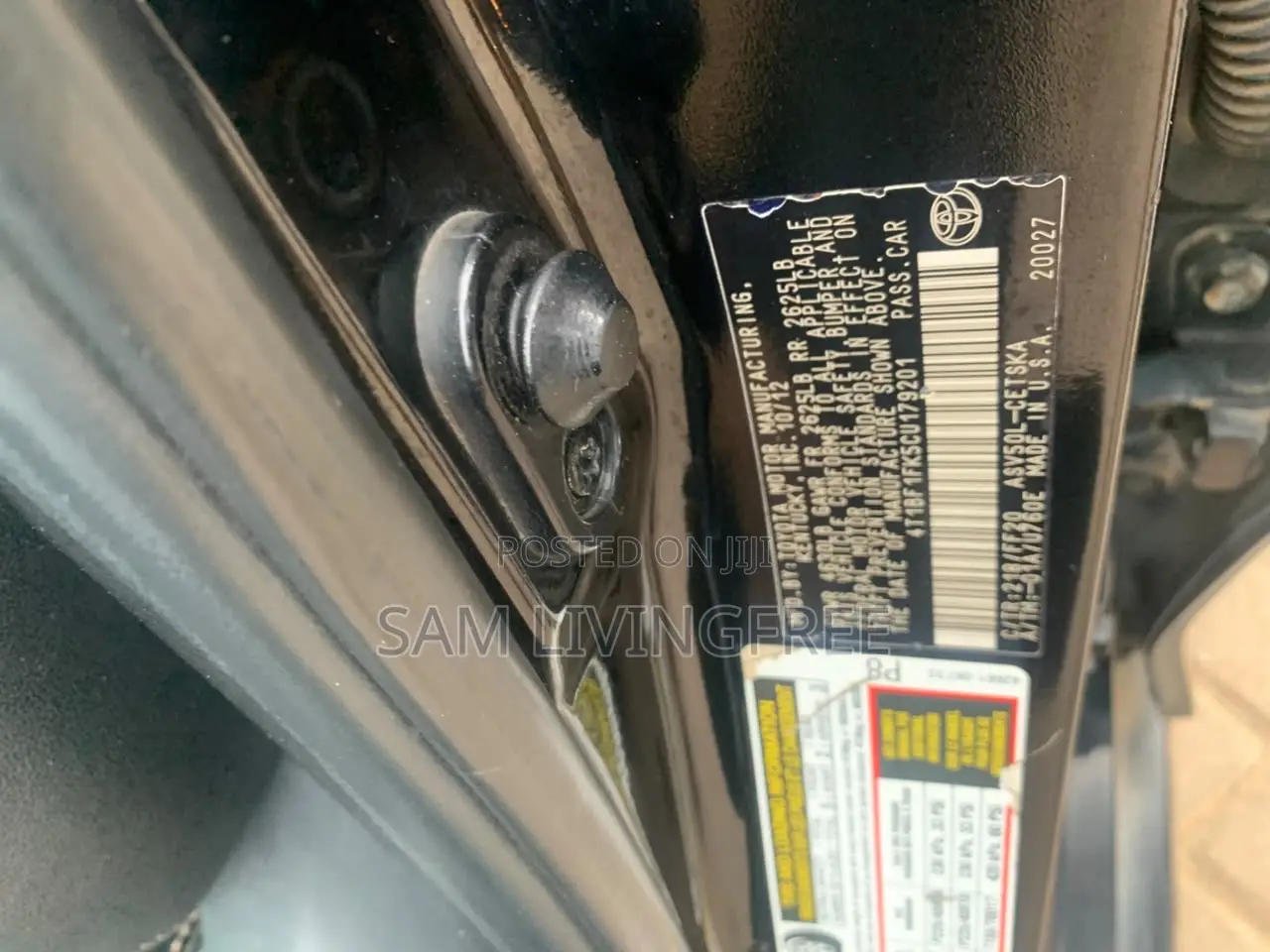 Toyota Camry SE 4dr Sedan (2.5L 4cyl 6A) 2013 Black
