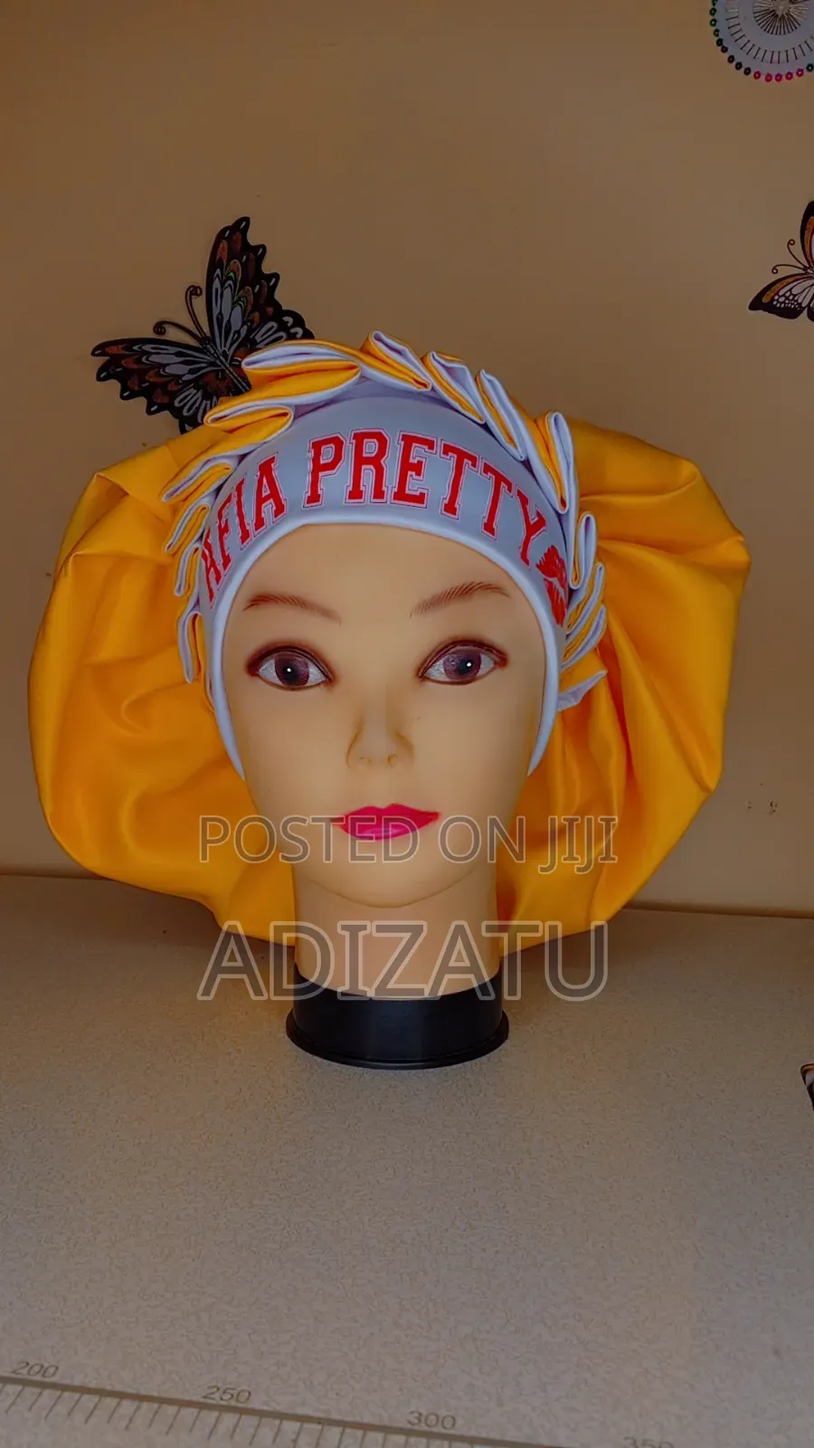 3 in 1 Hair Bonnet With Names