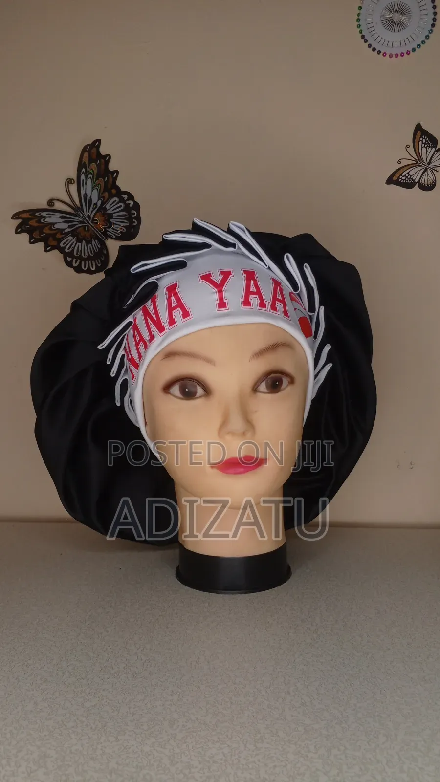 3 in 1 Hair Bonnet With Names