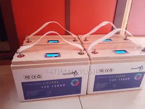 12v 120ah Lifep04( Lithium Iron Phosphate) Rechargeable Batteries.