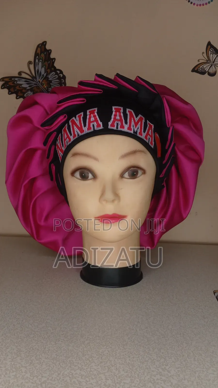 3 in 1 Hair Bonnet With Names