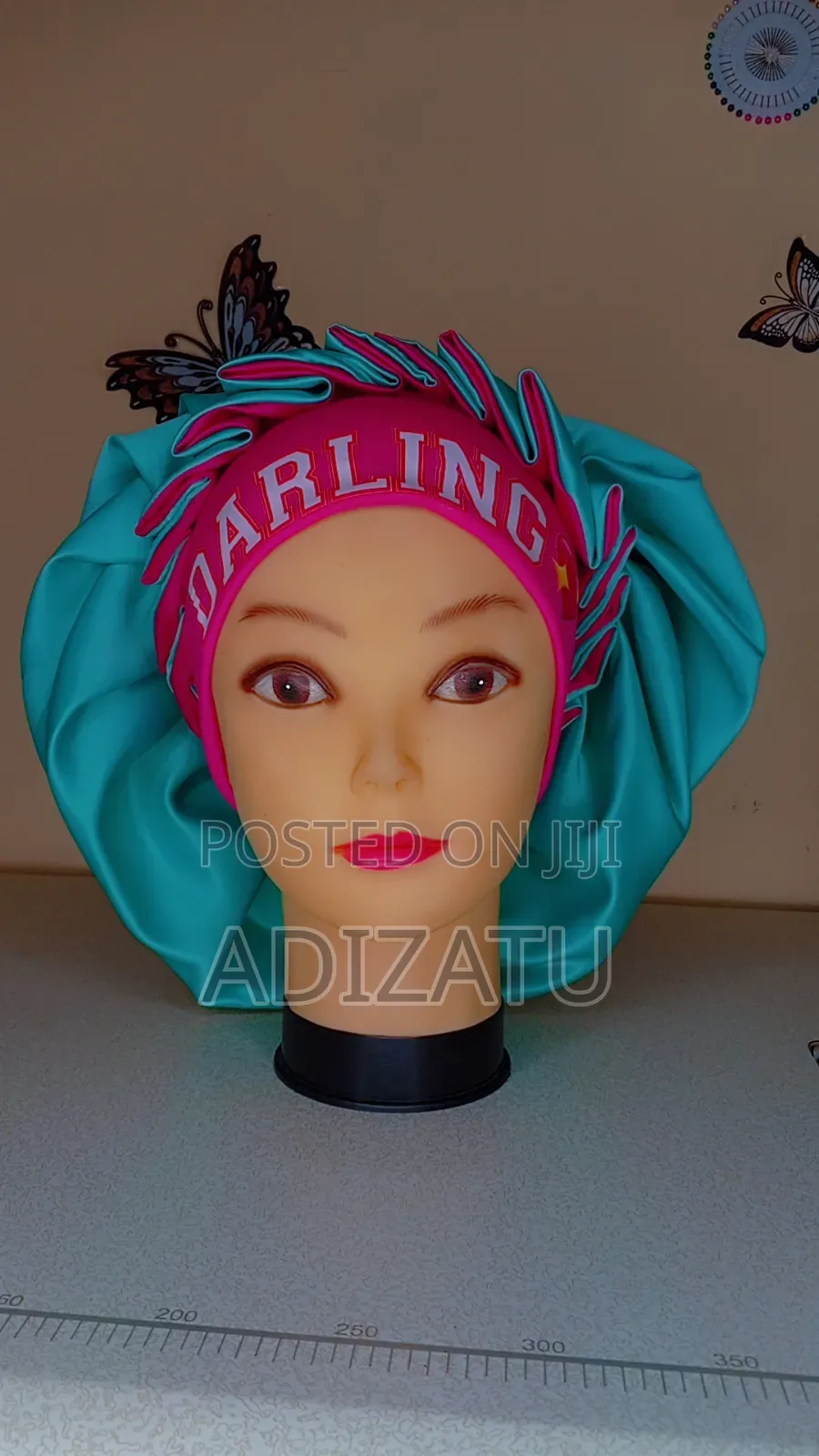 3 in 1 Hair Bonnet With Names