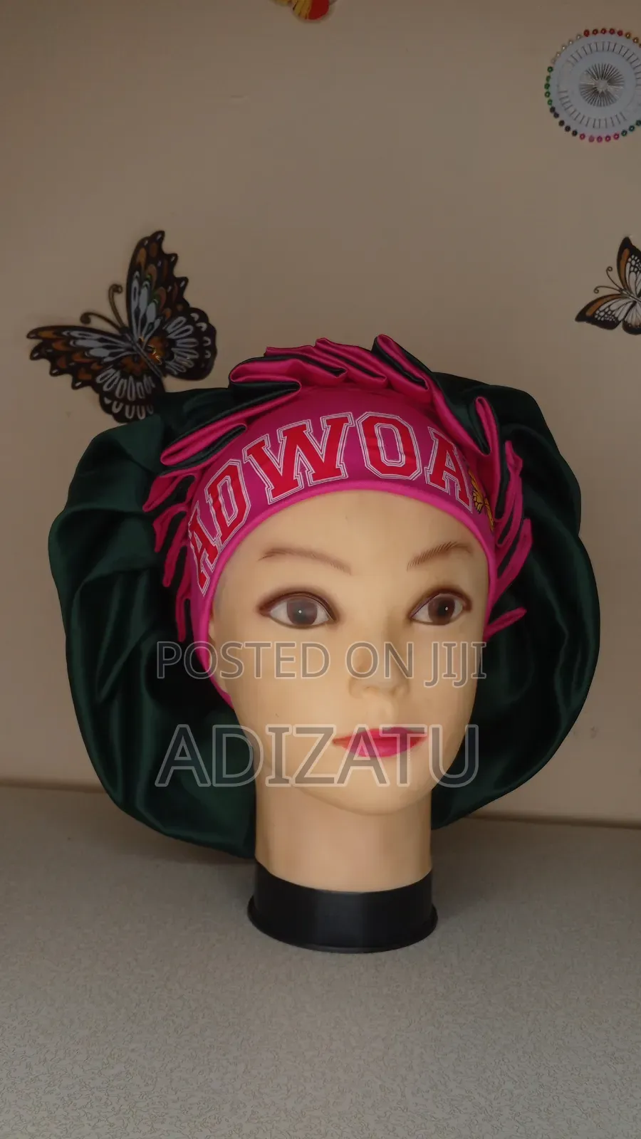 3 in 1 Hair Bonnet With Names