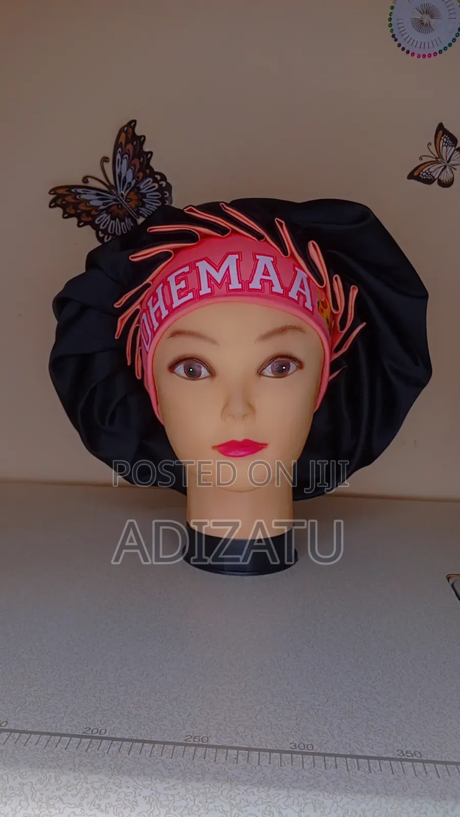 3 in 1 Hair Bonnet With Names