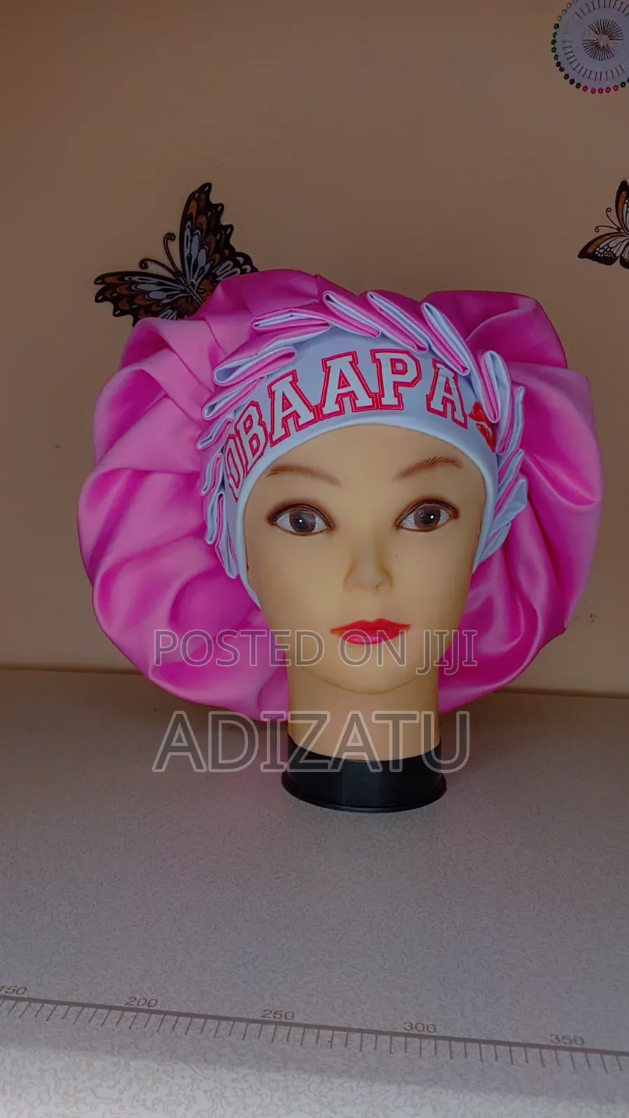3 in 1 Hair Bonnet With Names