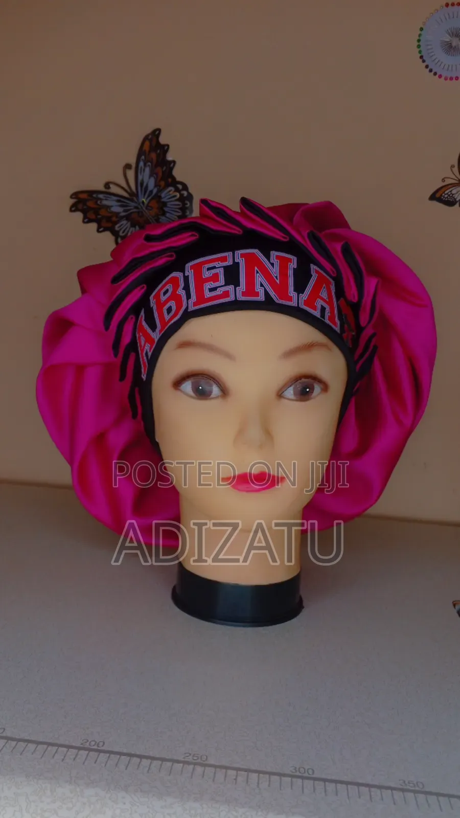 3 in 1 Hair Bonnet With Names