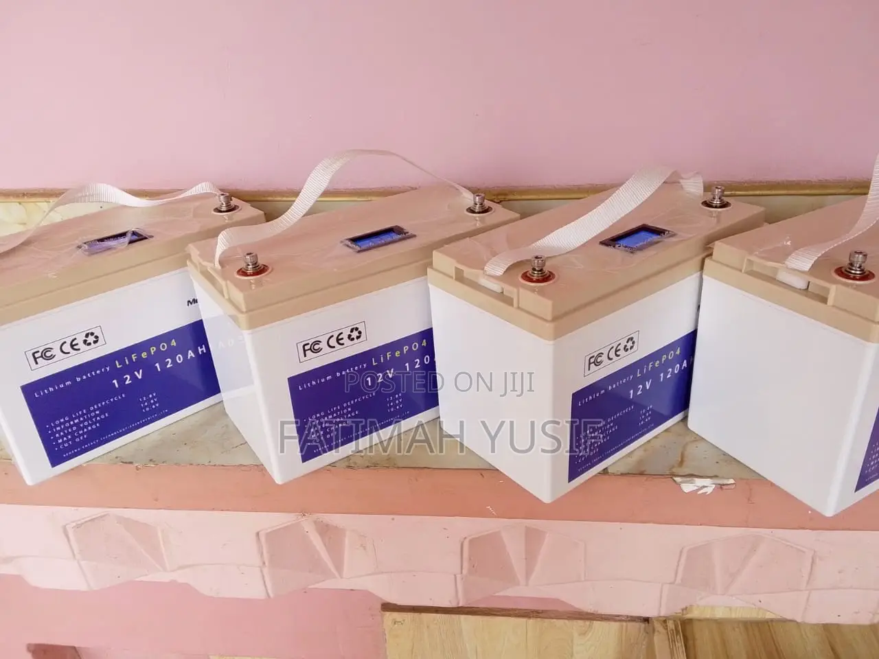 12v 120ah Lifep04( Lithium Iron Phosphate) Rechargeable Batteries.