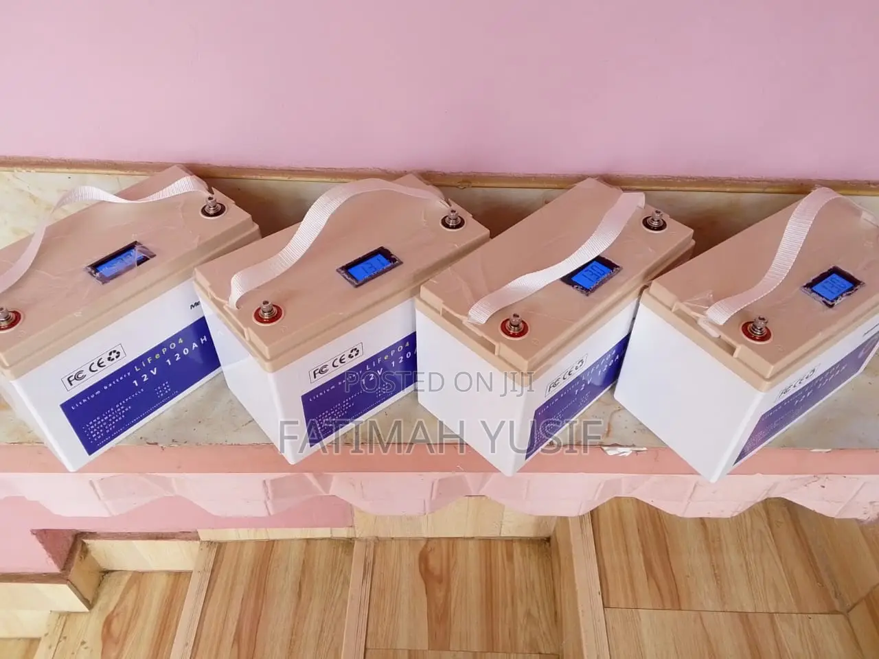 12v 120ah Lifep04( Lithium Iron Phosphate) Rechargeable Batteries.