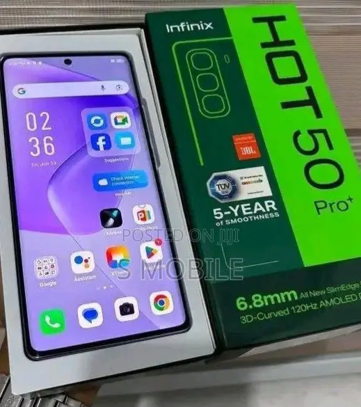 New Infinix Hot 50 Pro+ 4G 256 GB Black