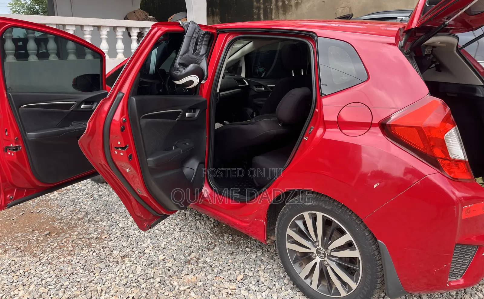 Honda Fit 2015 Red