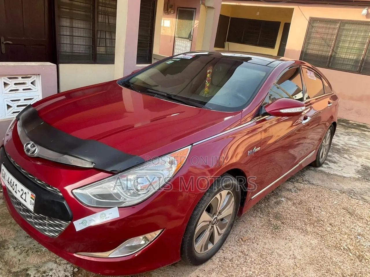 Hyundai Sonata Hybrid 2012 Red