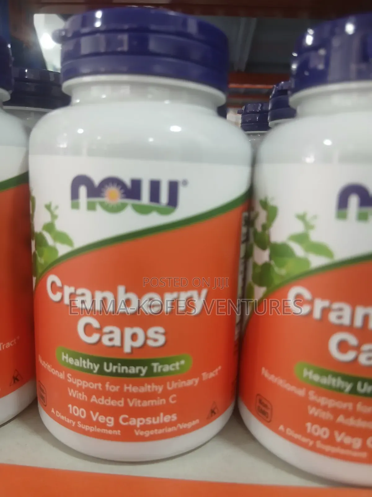 Now Foods Cranberry Caps 100 Veg Capsules + Vitamin C R- Usa Import