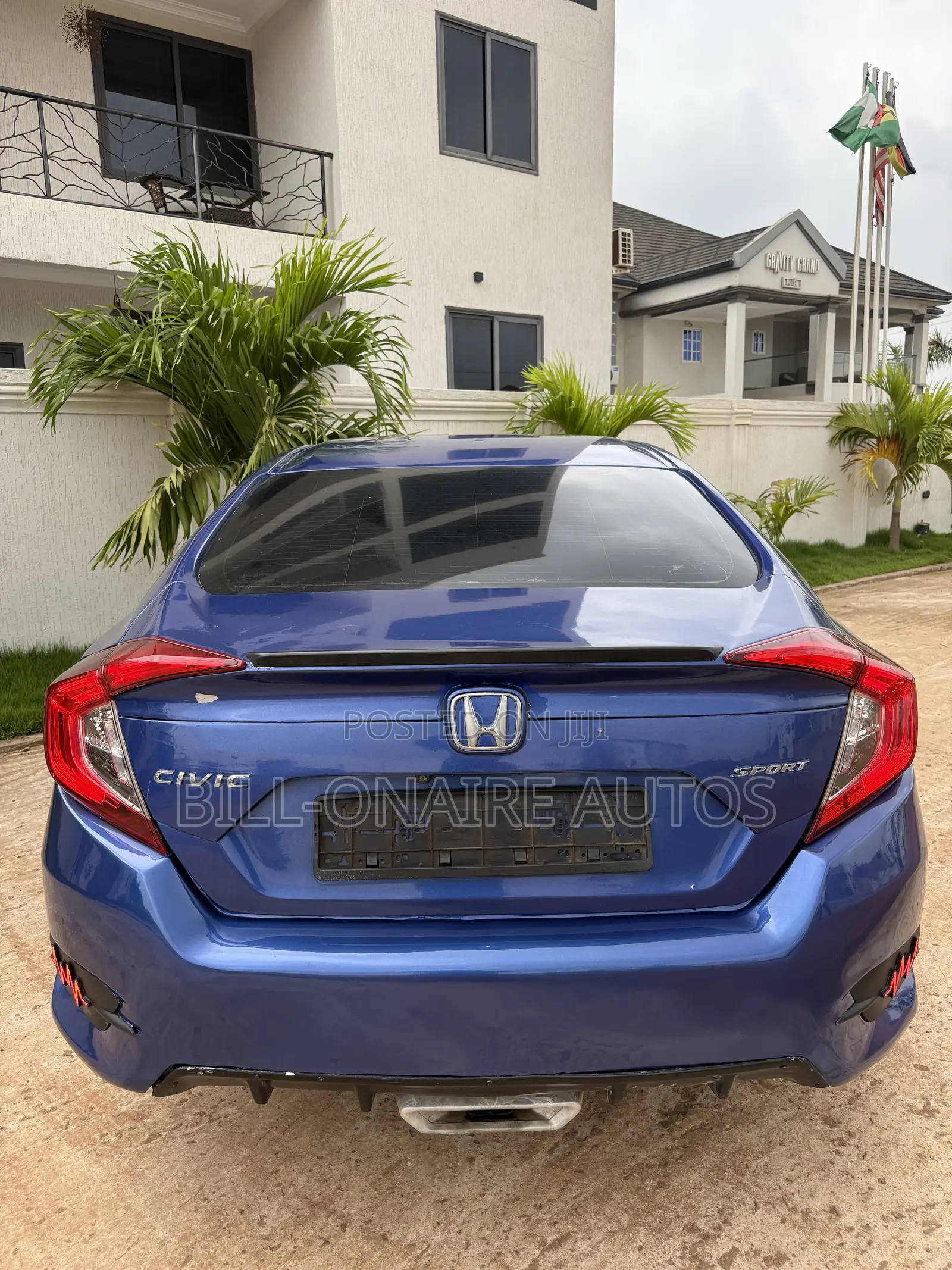 Honda Civic Sport Sedan 2019 Blue