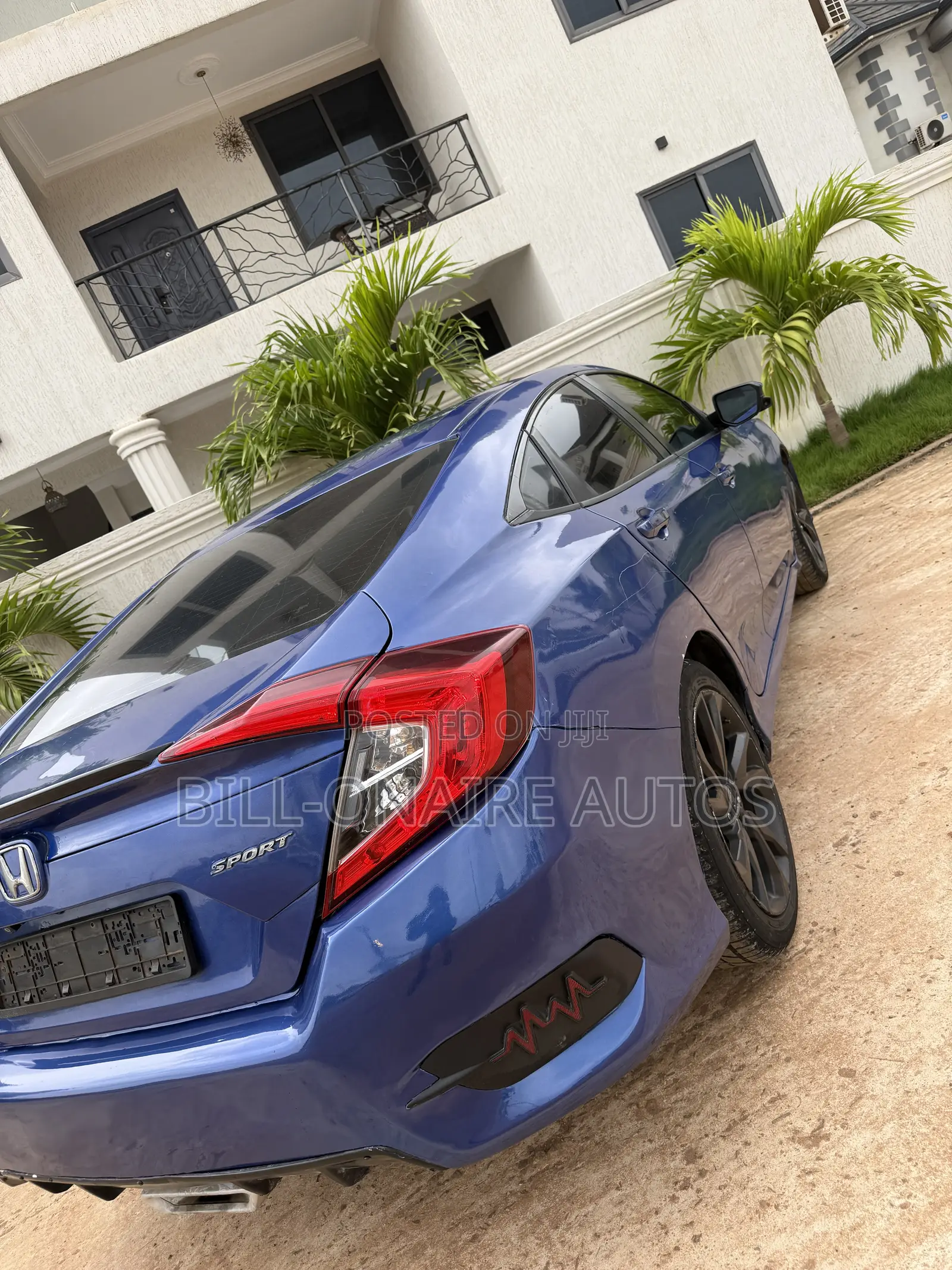 Honda Civic Sport Sedan 2019 Blue