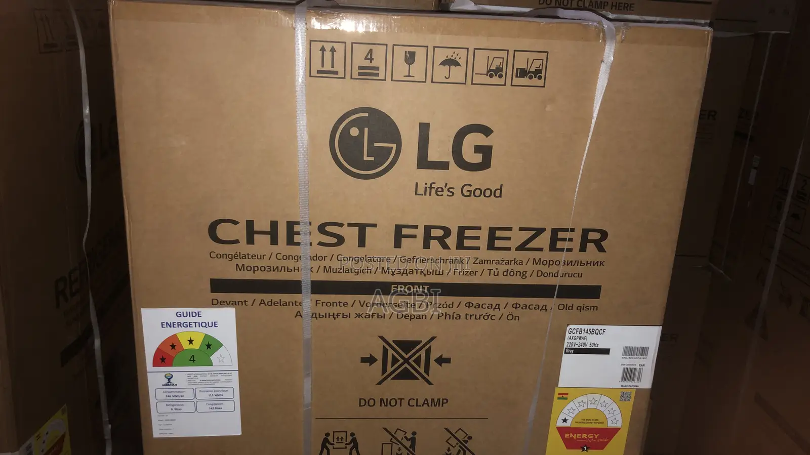 Lg Chest Freezer 194l