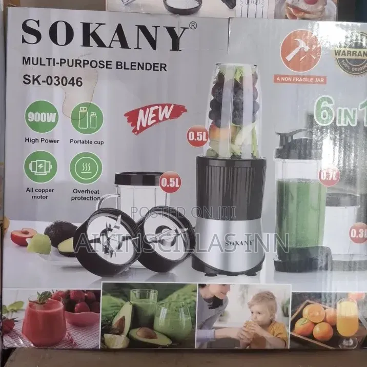 Sokany 6in1 Multifunctional Blender