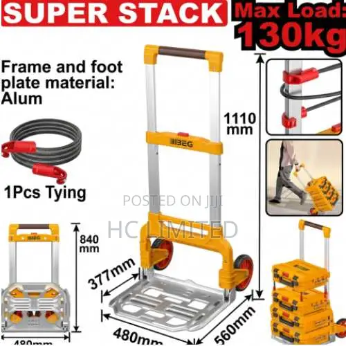 Ingco Foldable Hand Truck - Hhwb61201