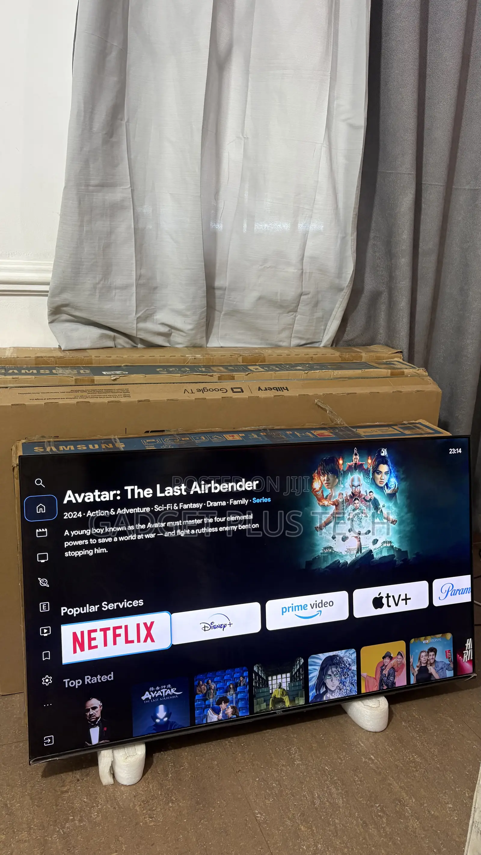 Home Used 50” TCL Uhd Google Tv
