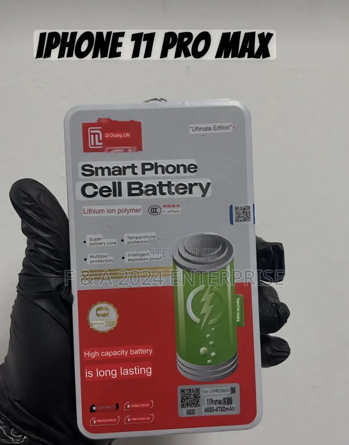 iPhone 11 Pro Max Smart Phone Cell Battery