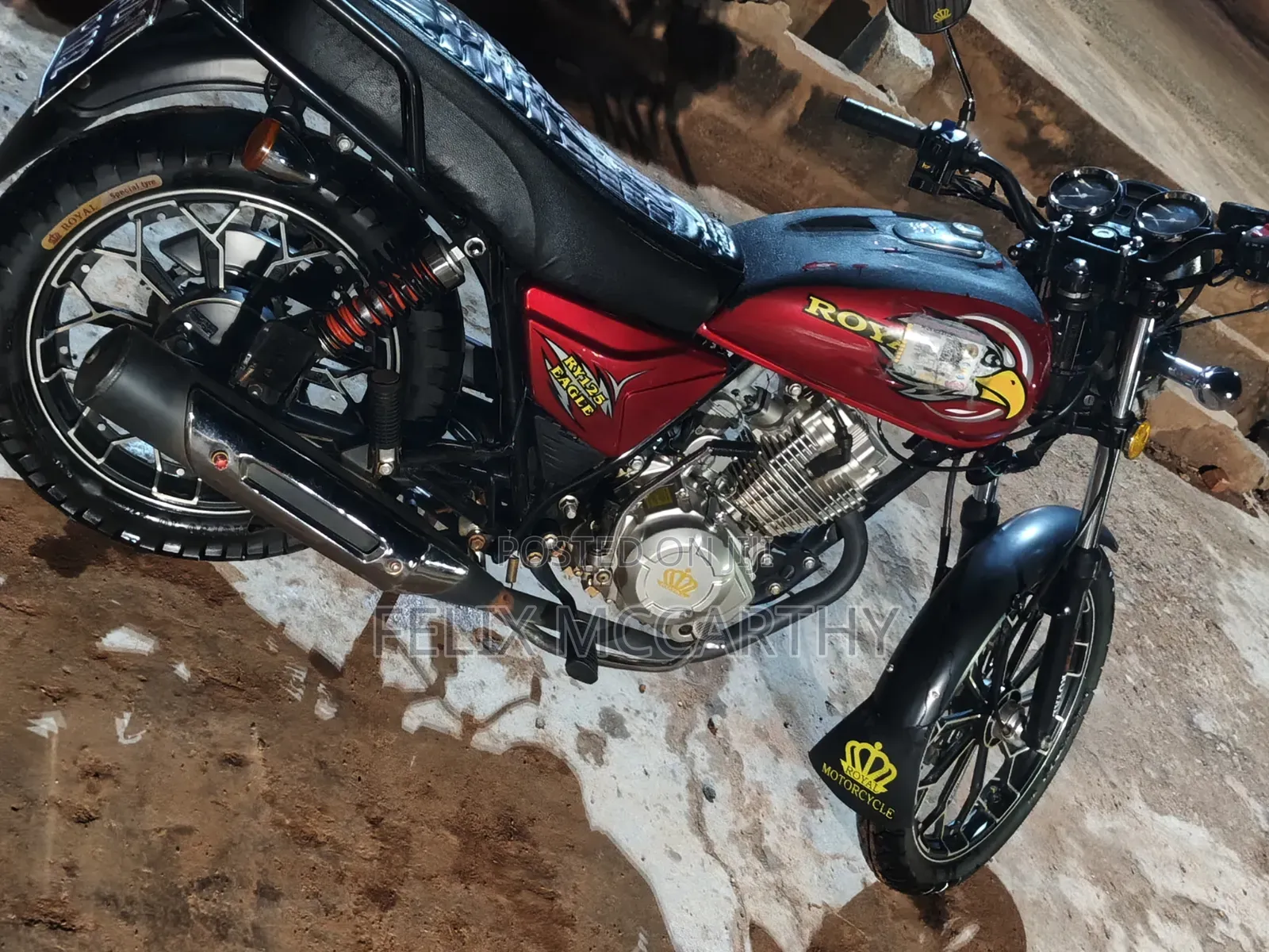 New Royal Motorcycle 2026 Red