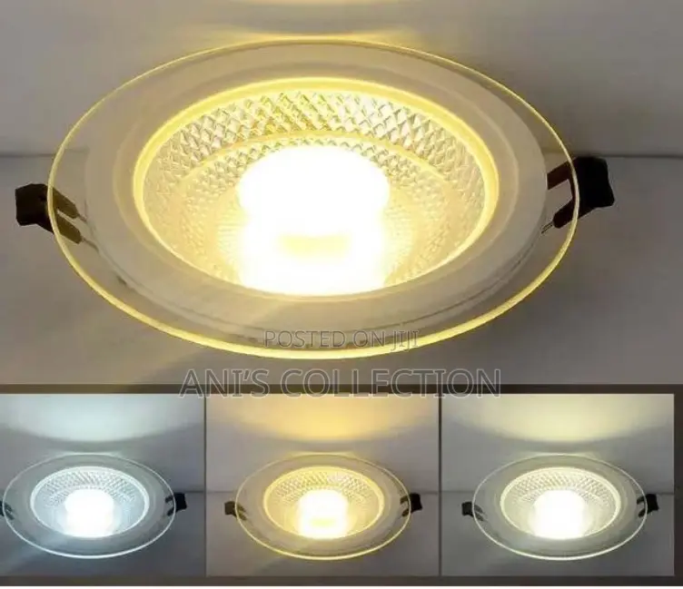 3-Color Led Recessed Downlight / Slim Ceiling Spotlight