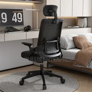 Ergonomic Mesh Office Chair With Adjustable Headrest